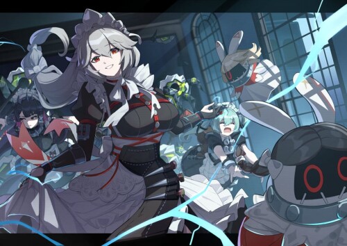  ellen joe corin wickes alexandrina sebastiane drusilla and anastella zenless zone zero drawn by daw