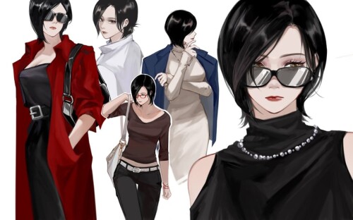  ada wong resident evil drawn by mofa shuimu jiang sample 6bae83462c7ec36409d44a0ab565df91