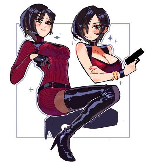  ada wong resident evil and 2 more drawn by kaatokun sample 98dfe1069e2cb94ddabe1947b3ff2190
