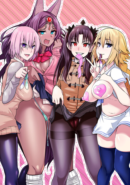 3195354 ankoman caster FateApocrypha FateGrand Order Fate (series) Ishtar Joan of Arc Mash Kyrieligh