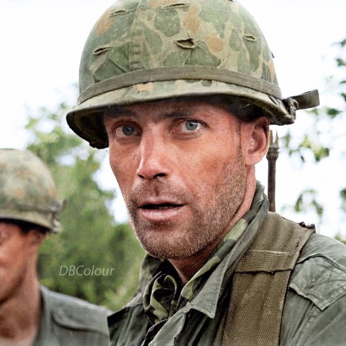 South Vietnam, June 11, 1966: Capt. William Carpenter, right, commander of the 101st Airborne Divisi