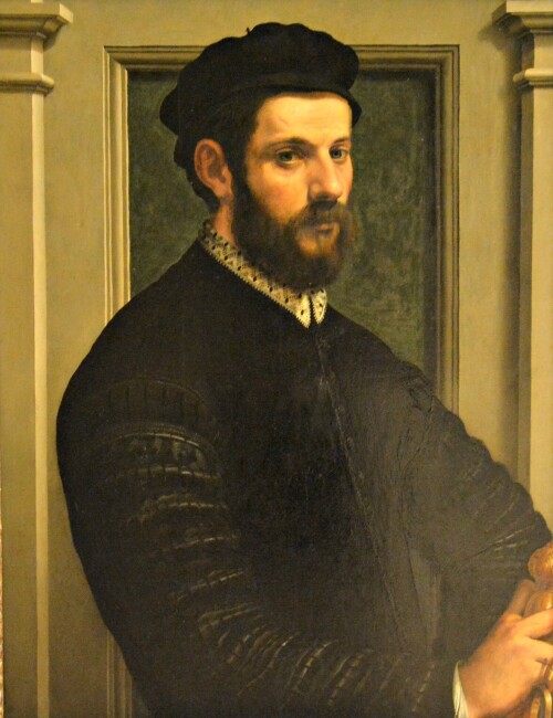 Autoritratto in abiti da gentiluomo, Francesco Salviati 001