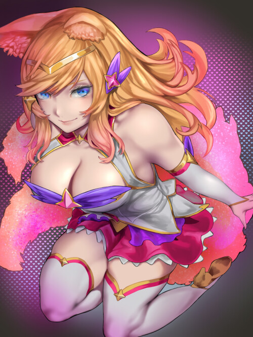  ahri and star guardian ahri league of legends drawn by kumiko shiba sample 0ace1914e5c13692696b589a