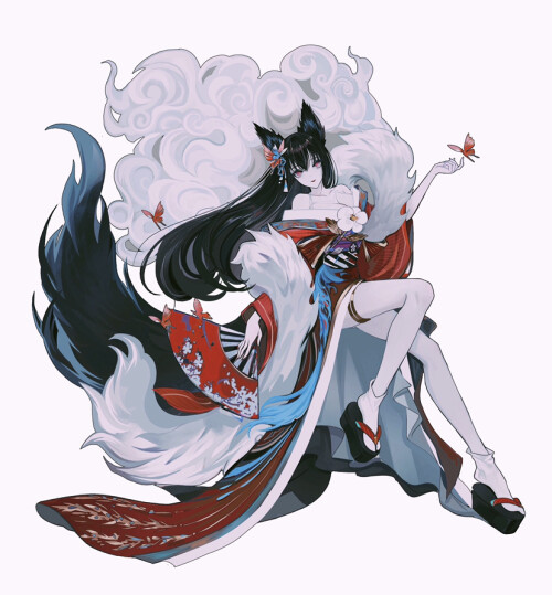  ahri league of legends drawn by shan gui yu yao cc7b8432eb1e7f40ccaed8c45db18879