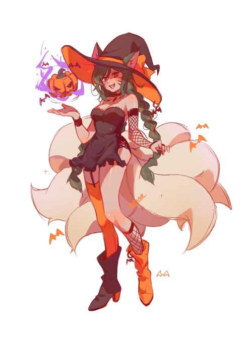  ahri league of legends drawn by ruan chen yue sample 526398312f7c9011fffd87692e5a7f77