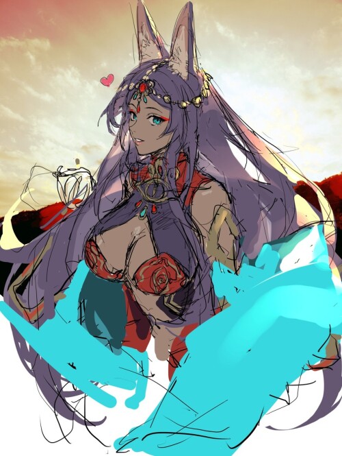  queen of sheba fate and 1 more drawn by sankomichi sample b5937955481c7defbff61ea2e5c75ddf