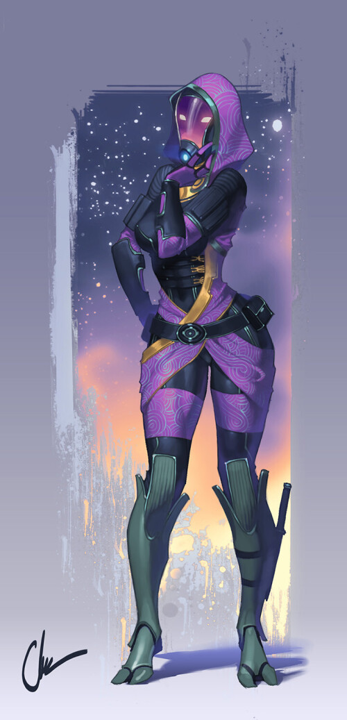  tali zorah mass effect drawn by chuck pires 8f0ba64030f715a8ef2afbaeace579f0