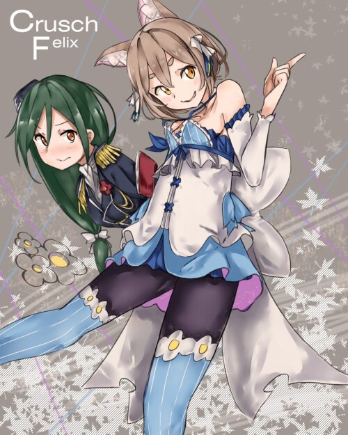  felix argyle and crusch karsten re zero kara hajimeru isekai seikatsu drawn by lplpsteven sample a8