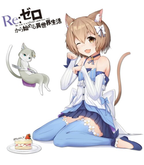  puck and felix argyle re zero kara hajimeru isekai seikatsu drawn by reshia 07ikaros08 sample ccea9