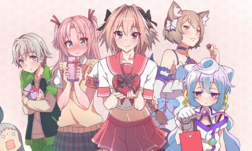  astolfo astolfo hacka doll 3 felix argyle kanzaki hideri and 2 more fate and 6 more drawn by kukie 