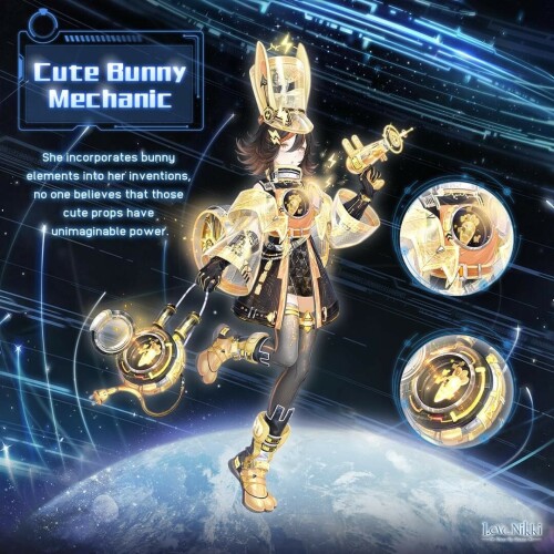Cute Bunny Mechanic 00