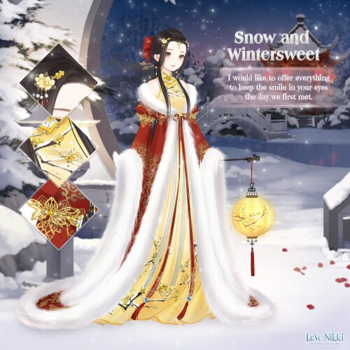 Snow and Wintersweet 01