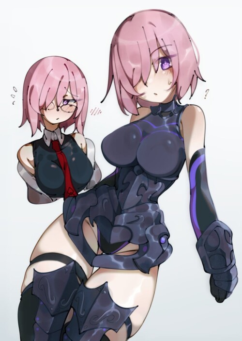  mash kyrielight and mash kyrielight fate and 1 more drawn by deko morii sample eae680c162d5e8471ab0