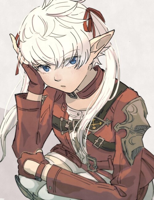  alisaie leveilleur final fantasy and 1 more drawn by nomu poncha sample d880cb41c11ae5cea47fb8125f4