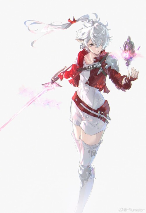  alisaie leveilleur and red mage final fantasy and 1 more drawn by yumuto spring1786 sample 7827f67c
