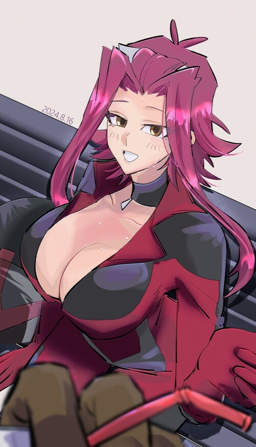  izayoi aki and fudo yusei yu gi oh and 1 more drawn by bibiri r42r98r sample cc15f71bde7eb06e125a95