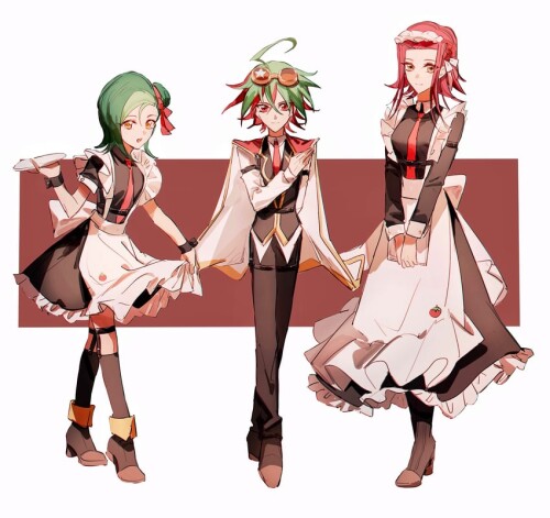  izayoi aki sakaki yuya and mizuki kotori yu gi oh and 3 more drawn by naoki 2rzmcaizerails6 sample 