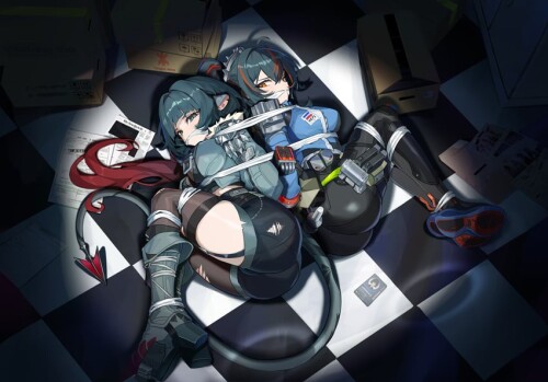  jane doe and zhu yuan zenless zone zero drawn by haohaomaster sample 25f706d9cdc0638a00e85d96faf631