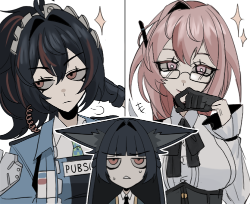  zhu yuan hoshimi miyabi and tsukishiro yanagi zenless zone zero drawn by saint ghoul c2677ddd433c1e