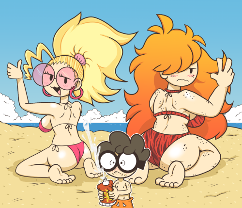 Nerd and Jock Beach 00