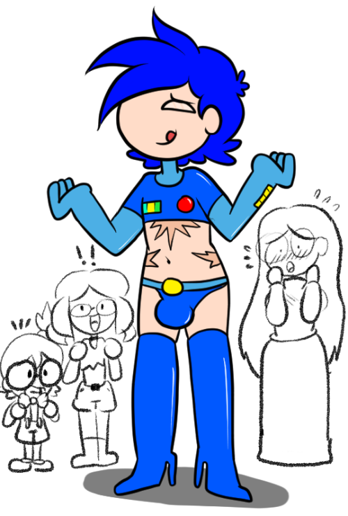 Bluejr atomickingboo outfit