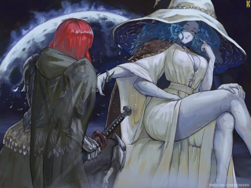  ranni the witch and tarnished elden ring drawn by howxen sample f30a20f11b65ad45c9c38bcc16da9f4f