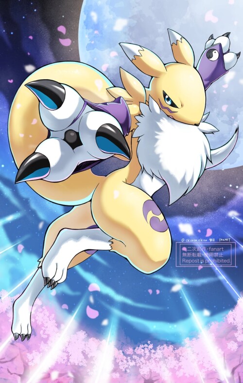  renamon digimon drawn by shingetsu doru0222 sample bc31fd702db8e1f5ddc61fbdd4355e7d